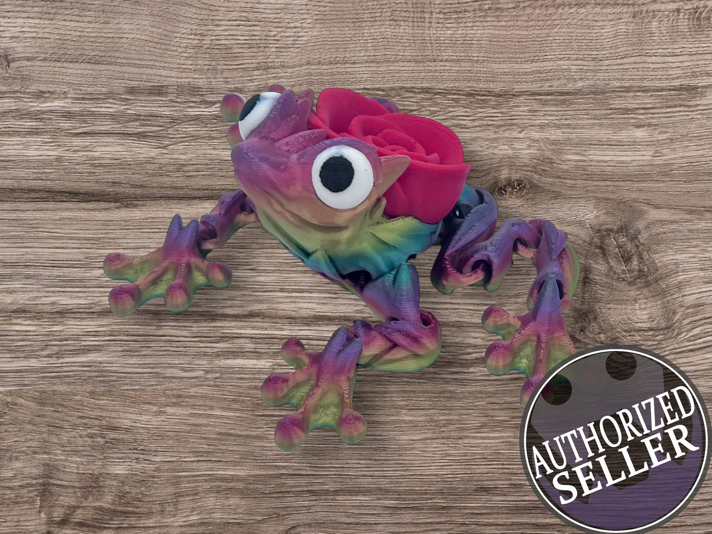 3D Printed Rose Frog