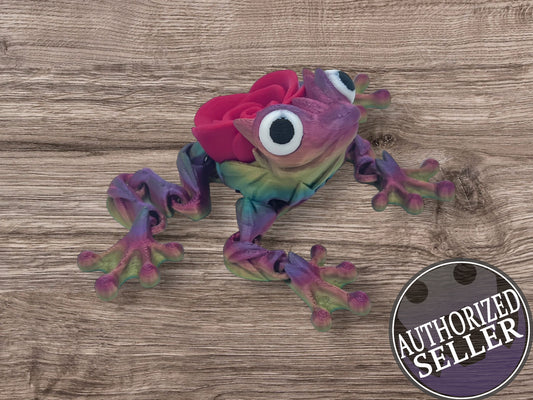 3D Printed Rose Frog