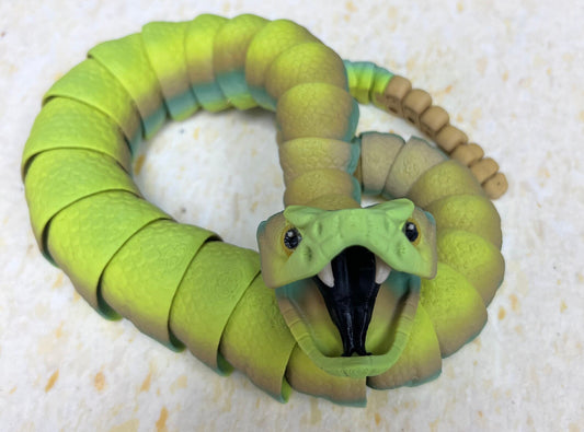 3D Printed Rattlesnake