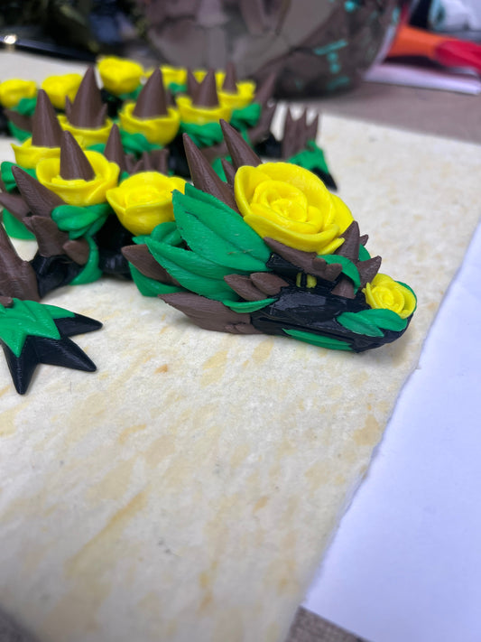 3D Printed Rose Dragon