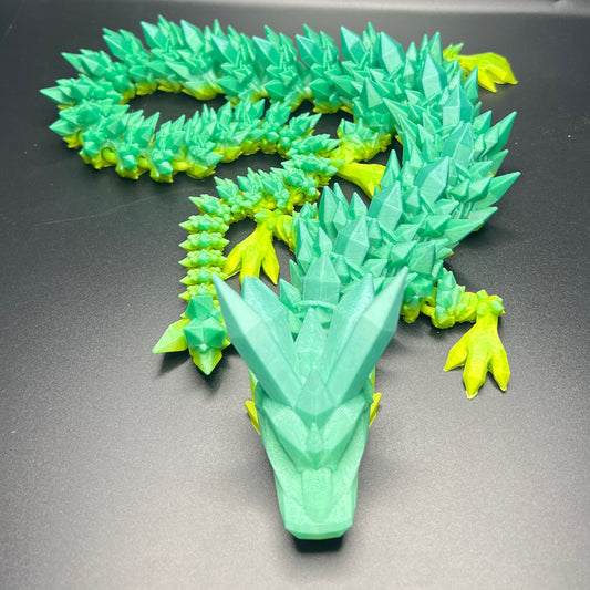 3D Printed Crystal Dragon - Adult