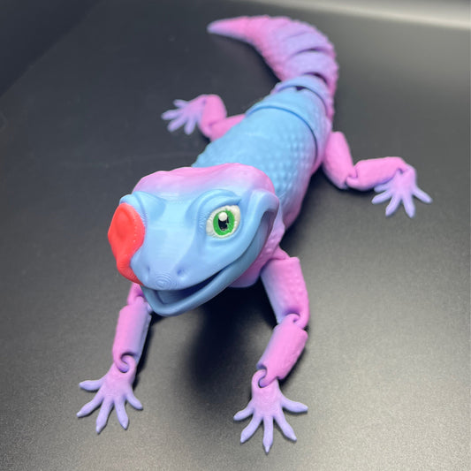 3D Printed Licking Gecko